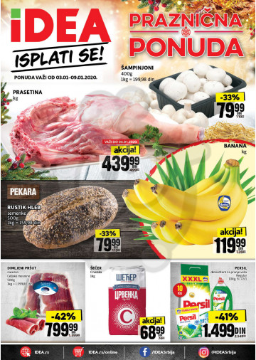 Idea Vikend Nedeljna Akcija 03 01 09 01 2020 Kuda U Kupovinu