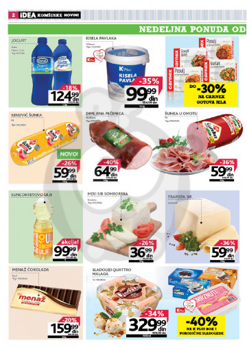 Idea Vikend Nedeljna Akcija 09 08 15 08 2019 Kuda U Kupovinu