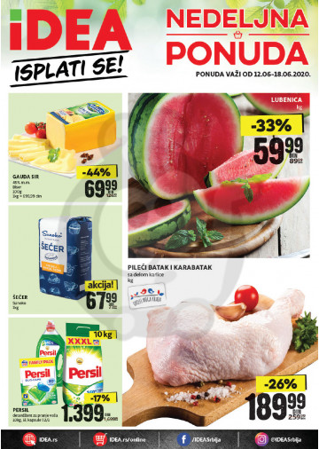 Idea Vikend Nedeljna Akcija 12 06 18 06 2020 Kuda U Kupovinu