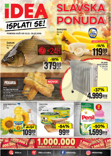 Idea Vikend Nedeljna Akcija 13 12 19 12 2019 Kuda U Kupovinu
