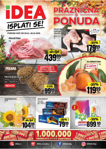 Idea Vikend Nedeljna Akcija 20 12 26 12 2019 Kuda U Kupovinu