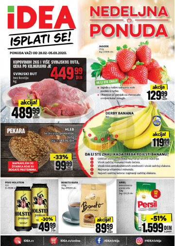 Idea Vikend Nedeljna Akcija 28 02 05 03 2020 Kuda U Kupovinu