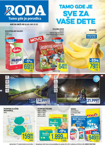 Roda Katalog Akcija 11 10 17 10 2018 Kuda U Kupovinu