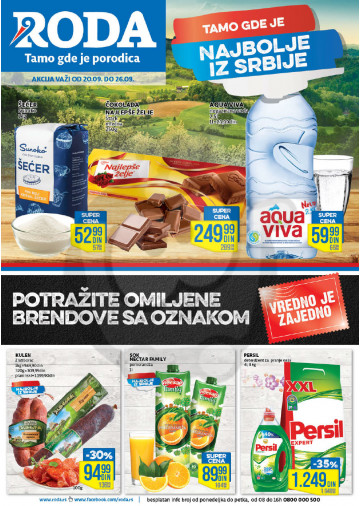 Roda Katalog Akcija 20 09 26 09 2018 Kuda U Kupovinu