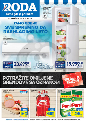 Roda Katalog Akcija 28 06 04 07 2018 Kuda U Kupovinu