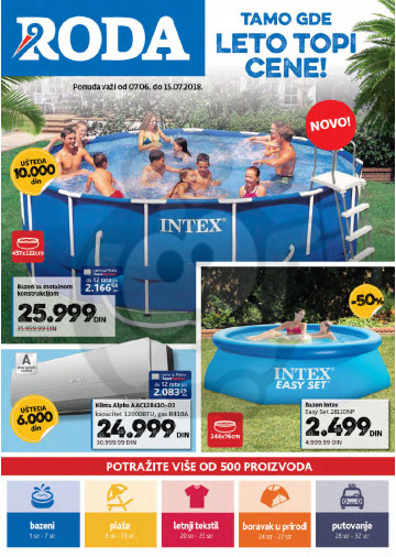 Roda Katalog Akcija Leto 07 06 15 07 2018 Kuda U Kupovinu
