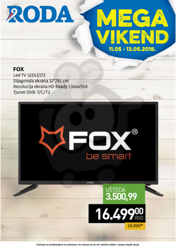 Roda Vikend Akcija 12 05 13 05 2018 Kuda U Kupovinu