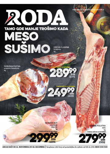 Roda Akcija Katalog Susenje Mesa 21 11 18 12 2016 Kuda U Kupovinu