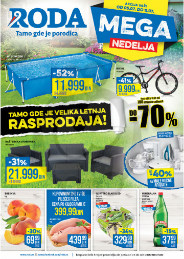 Roda Vikend Nedeljna Akcija 05 07 11 07 2019 Kuda U Kupovinu