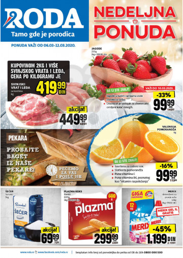 Roda Vikend Nedeljna Akcija 06 03 12 03 2020 Kuda U Kupovinu