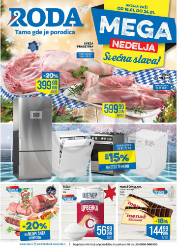 Roda Vikend Nedeljna Akcija 18 01 24 01 2019 Kuda U Kupovinu
