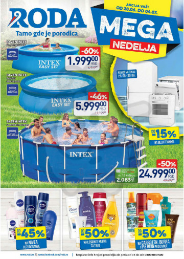 Roda Vikend Nedeljna Akcija 28 06 04 07 2019 Kuda U Kupovinu