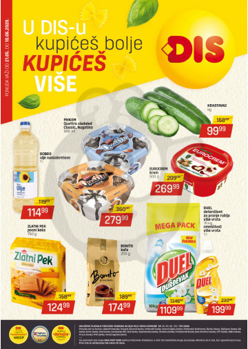 Dis Market Katalog Akcija 21 05 10 06 2020 Kuda U Kupovinu