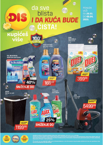 Dis Market Katalog Akcija 26 03 08 04 2020 Kuda U Kupovinu