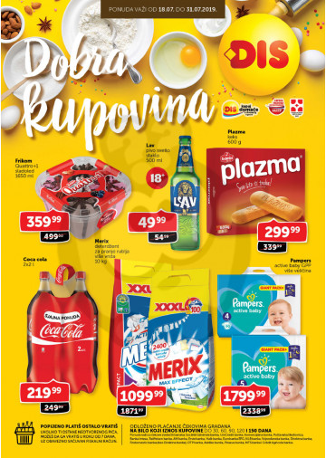 Dis Market Katalog Akcija 18 07 31 07 2019 Kuda U Kupovinu