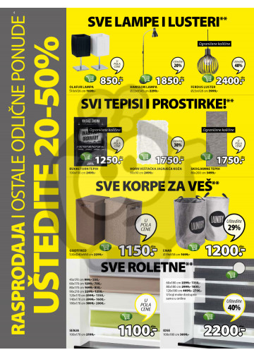 Jysk Katalog Akcija 25 12 2017 10 01 2018 Kuda U Kupovinu