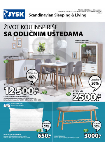 Jysk Katalog Akcija 03 10 16 10 2019 Kuda U Kupovinu