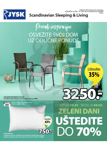 Jysk Katalog Akcija 05 03 18 03 2020 Kuda U Kupovinu
