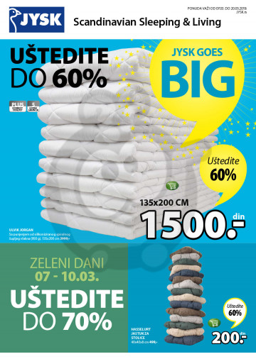 Jysk Katalog Akcija 07 03 20 03 2019 Kuda U Kupovinu