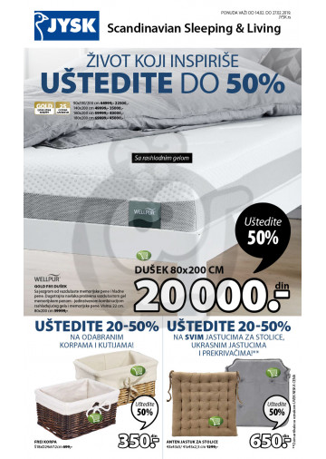 Jysk Katalog Akcija 14 02 27 02 2019 Kuda U Kupovinu