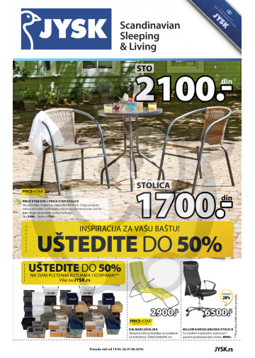 Jysk Katalog Akcija Sve Za Kucu 19 05 01 06 2016 Kuda U Kupovinu