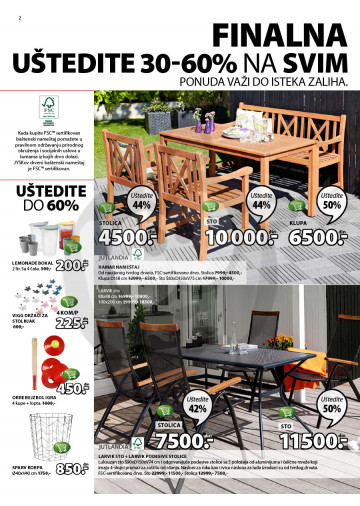 Jysk Katalog Akcija 02 08 15 08 2018 Kuda U Kupovinu