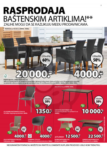 Jysk Katalog Akcija 02 08 15 08 2018 Kuda U Kupovinu