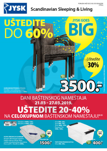 Jysk Katalog Akcija 21 03 03 04 2019 Kuda U Kupovinu