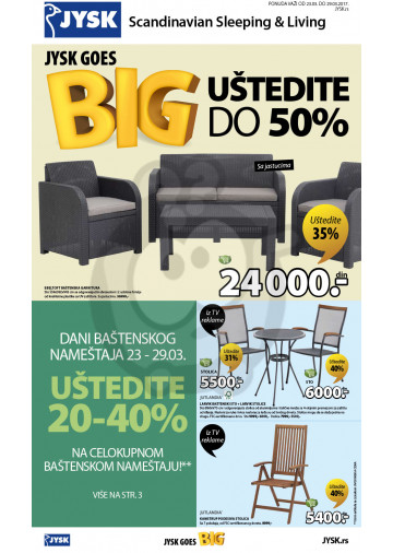 Jysk Katalog Akcija Sve Za Kucu 16 03 29 03 2017 Kuda U Kupovinu