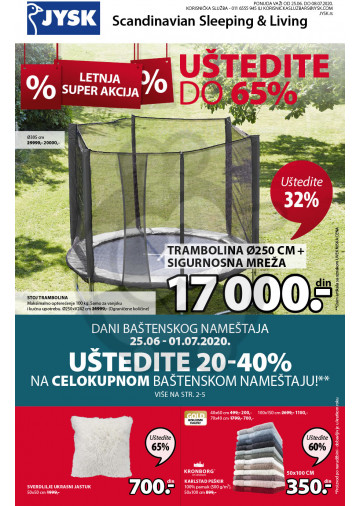 Jysk Katalog Akcija 25 06 08 07 2020 Kuda U Kupovinu