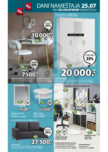 Jysk Katalog Akcija 25 07 07 08 2019 Kuda U Kupovinu