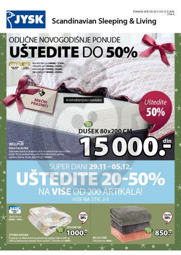 Jysk Katalog Akcija 29 11 12 12 2018 Kuda U Kupovinu