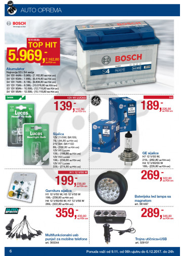 Metro Katalog Akcija Auto Oprema 09 11 06 12 2017 Kuda U Kupovinu