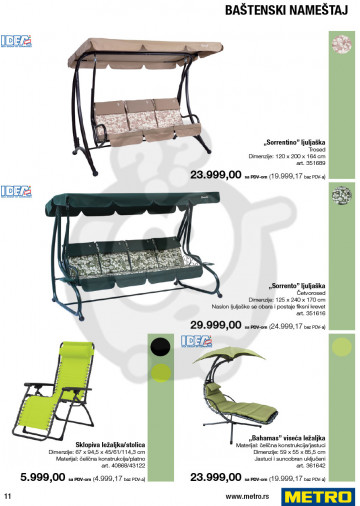 Metro Katalog Akcija Bastenski Namestaj 15 03 11 04 2018 Kuda U Kupovinu