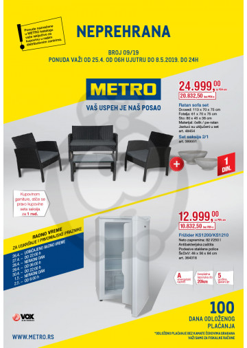 Metro Katalog Akcija Neprehrana 25 04 08 05 2019 Kuda U Kupovinu