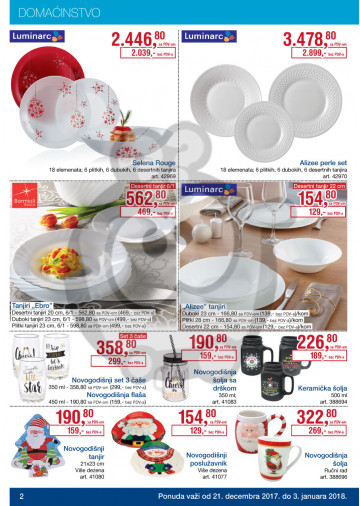 Metro Katalog Akcija Neprehrana 21 12 2017 03 01 2018 Kuda U Kupovinu