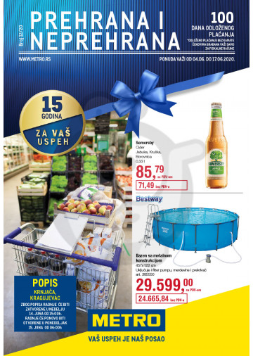 Metro Katalog Akcija Hrana I Neprehrana 04 06 17 06 2020 Kuda U Kupovinu