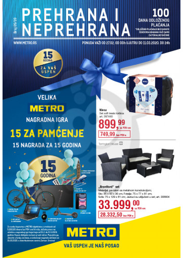 Metro Katalog Akcija Hrana I Neprehrana 27 02 11 03 2020 Kuda U Kupovinu