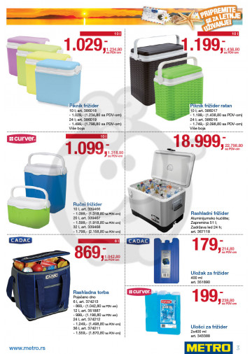 Metro Katalog Akcija Sve Za Putovanje 08 06 21 06 2017 Kuda U Kupovinu
