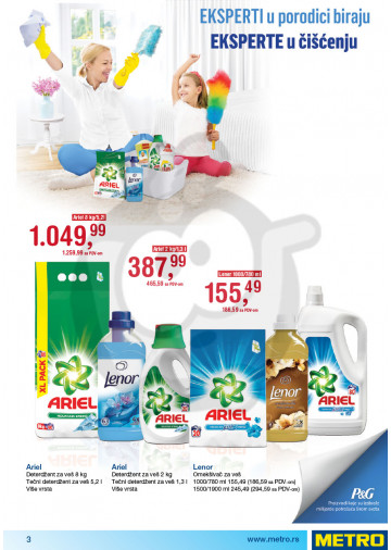 Metro Katalog Akcija Sve Za Pranje Vesa 27 04 10 05 2017 Kuda U Kupovinu