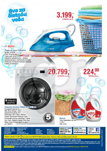 Metro Katalog Akcija Sve Za Pranje Vesa 27 04 10 05 2017 Kuda U Kupovinu