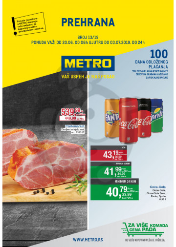 Metro Katalog Akcija Hrana 20 06 03 07 2019 Kuda U Kupovinu