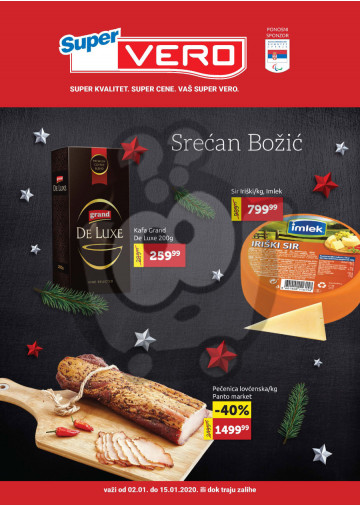 Super Vero Katalog Akcija 02 01 15 01 2020 Kuda U Kupovinu