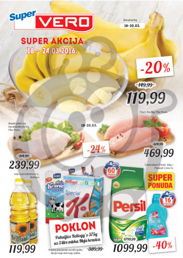 Super Vero Vikend Nedeljna Akcija 18 03 24 03 2016 Kuda U Kupovinu