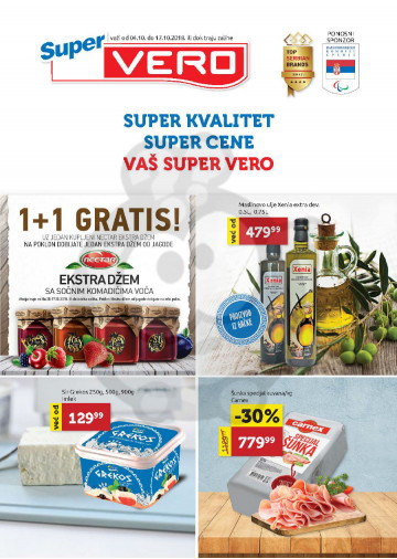 Super Vero Katalog Akcija 04 09 17 10 2018 Kuda U Kupovinu