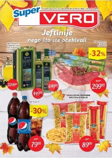 Super Vero Katalog Akcija 19 10 03 11 2016 Kuda U Kupovinu