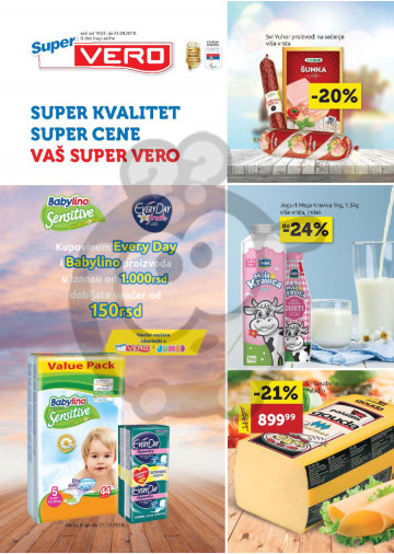 Super Vero Katalog Akcija 19 07 22 08 2018 Kuda U Kupovinu