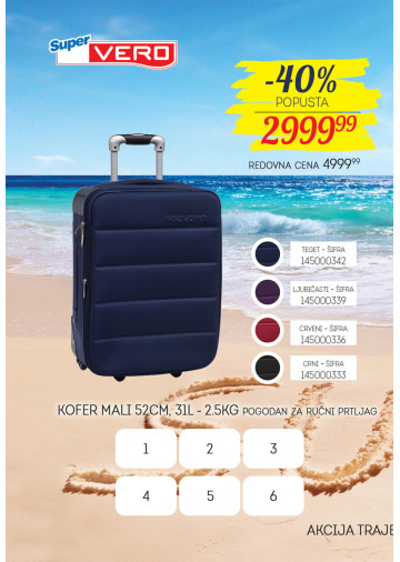 Super Vero Akcija Loyalty Koferi 25 06 31 08 2016 Kuda U Kupovinu