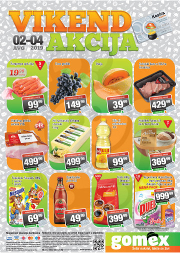 Gomex Vikend Akcija 02 08 04 08 2019 Kuda U Kupovinu