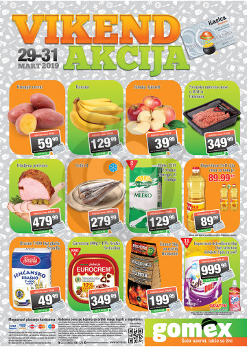 Gomex Vikend Akcija 29 03 31 03 2019 Kuda U Kupovinu